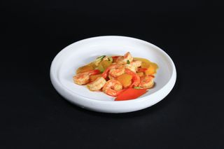 165. Gamberi al curry