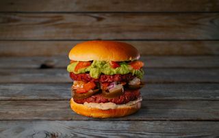 Smash Vegan Mex Burger
