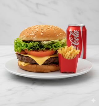 Menú Hamburguesa De Ternera Clásica