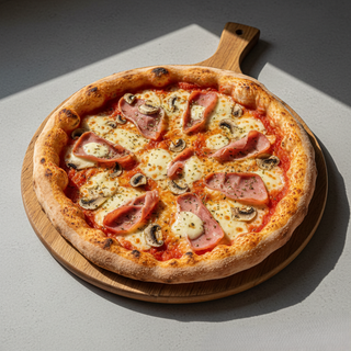 PIZZA PROSCIUTTO E FUNGHI