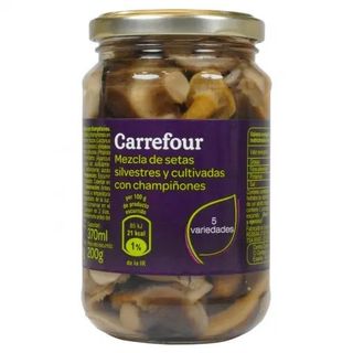 Mezcla de Setas Con Champiñones Carrefour 200 Gr.