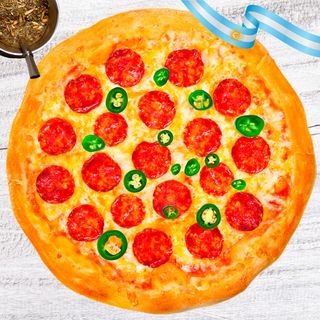 Pizza Chorizo Peperoni-Jalapeño (28cm)