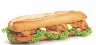 Menù chicken baguette