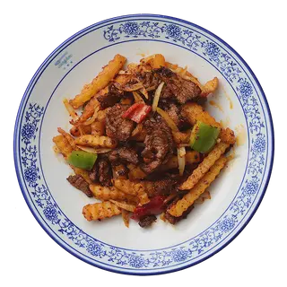 Картофель с мясом