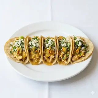 Tacos Flor De Calabaza (5 Uds.)