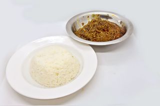 Riz Sauce Bawin avec Viande