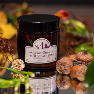 No.4 Brad - Lumanare parfumata naturala handmade 150g, 10 zile
