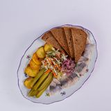 Сельдь с картофелем(450гр)