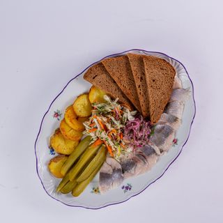 Сельдь с картофелем(450гр)