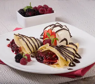 Crepes Con Gelato