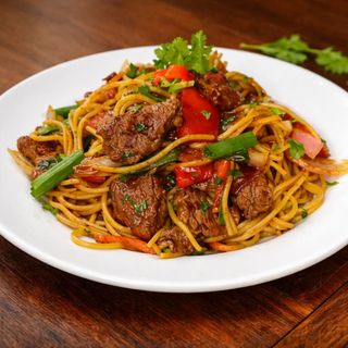 Tallarín saltado pollo