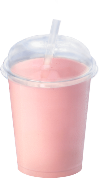 Шейк з Полуничним сиропом (400мл)