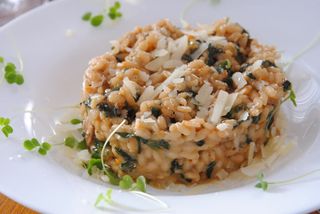 Ризото със спанак и манатарки (300г)