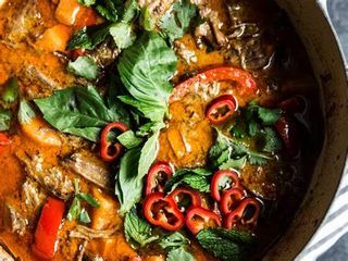 Plat Curry Rouge Bœuf