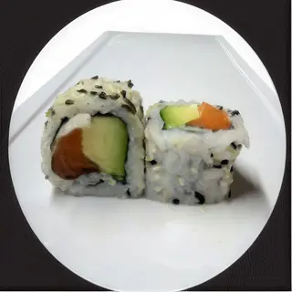 63 Aguacate ,Salmón Y Queso Con Sésamo (8 Uds.)