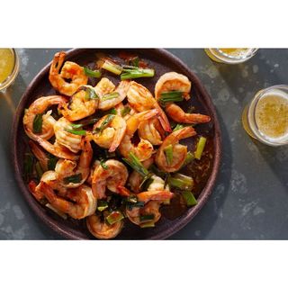 Saute Prawns in hot spicy sauce without shell