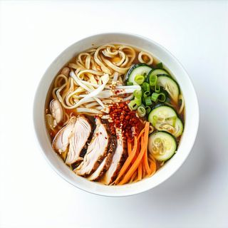 009a Ramen in brodo con pollo