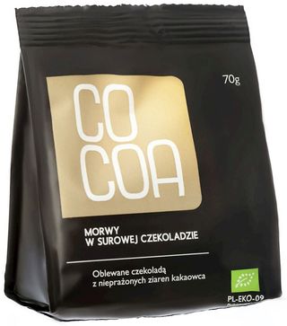 MORWY TURECKIE W SUROWEJ CZEKOLADZIE BIO 70 g - COCOA