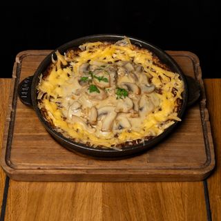 Дерун з грибами