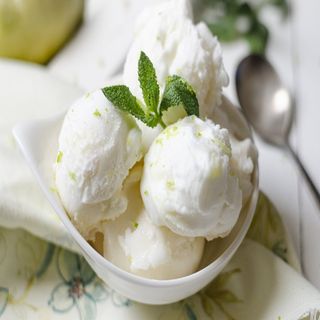 Helado De Limón Sin Azúcar (2 A 3 Raciones)