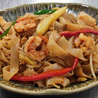 Pad thai con gambas 