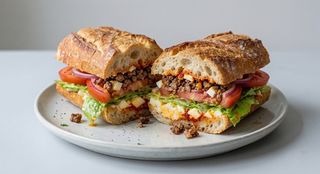 Sandwich Mixte Œuf & Kebab