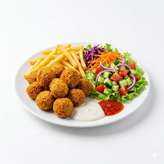 Plato falafel