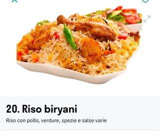 Rice biryani