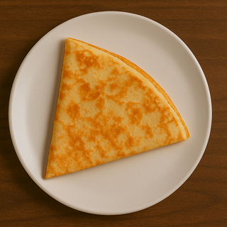 Crep mixto de jamón York y queso