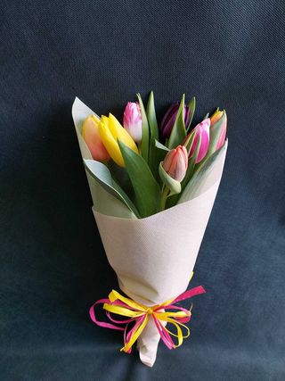 Букет от лалета (7бр) 