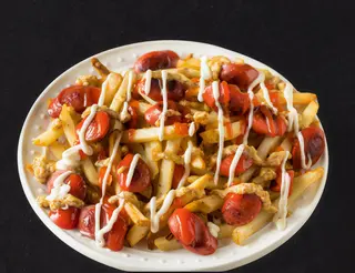 Salchipapa súper especial