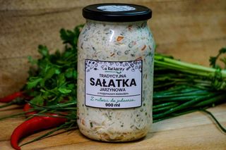 Tradycyjna sałatka jarzynowa z Majonezem Kieleckim – 350 ml / słoik