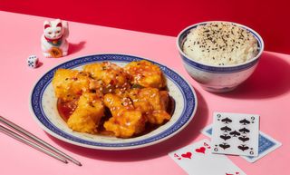 Crea tu Bol Pollo Agridulce 制作糖醋鸡碗