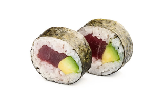 Maki atún y aguacate (8 pza.)