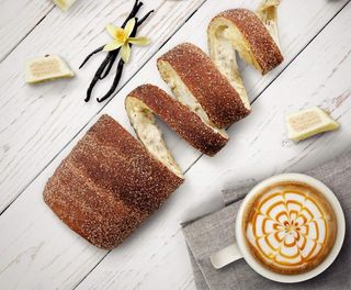 Kurtos premium cu ciocolata alba si crunch