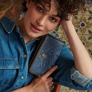 Portofel Kyoto albastru denim (51273322)