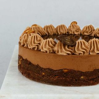 Tarta chocolate crujiente y cacahuete