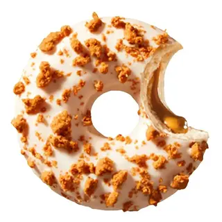 Caramel Biscuit Donut 140 g (2buc)