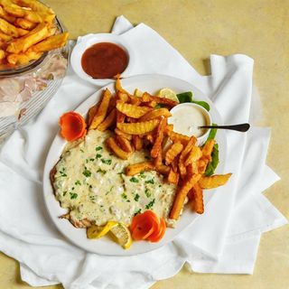 Svinjski file sa pečurkama 300g+100g pekarski krompir