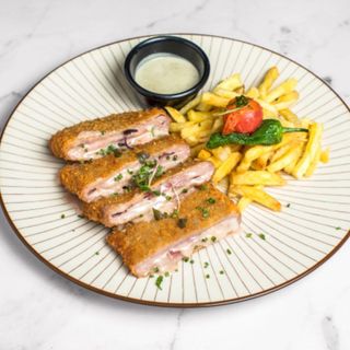 Cachopo De Ternera Asturiana Con Jamón Y Queso (Individual)