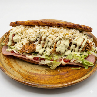 Patacón De Carne Mechada (1 Ud.)