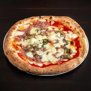 Cotto e funghi