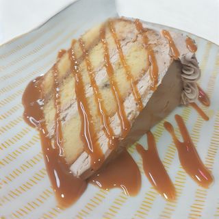 Tarta de plátano y dulce de leche