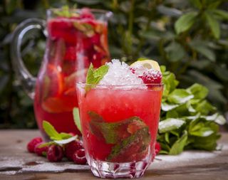 лимонад мохито малиновый