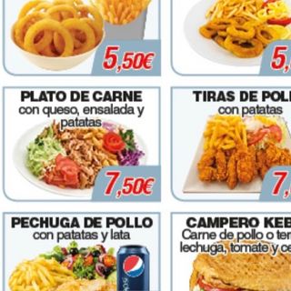 Plato De Carne Con Queso