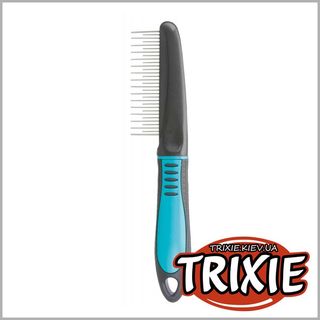 Гребінець Trixie 22см з різними зубчиками