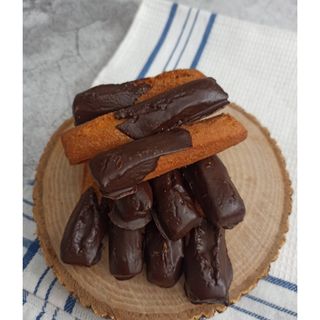 Palos de limón con chocolate (10 Uds.) SIN GLUTEN, SIN LÁCTEOS