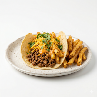 Carne Picada Con Queso Y Cebolla