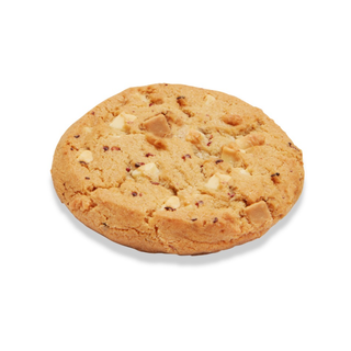 Cookie de chocolate blanco y frambuesa