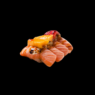 Nigiri salmon flambè - 5 pezzi